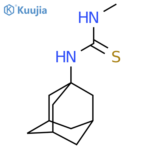 1-(adamantan-1-yl)-3-methylthiourea structure