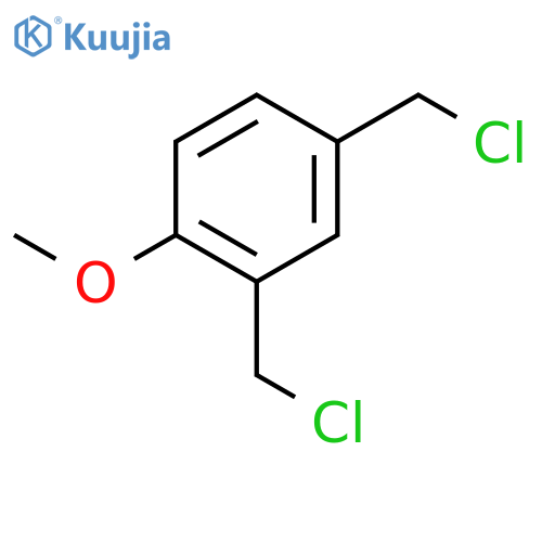 Benzene,2,4-bis(chloromethyl)-1-methoxy- structure