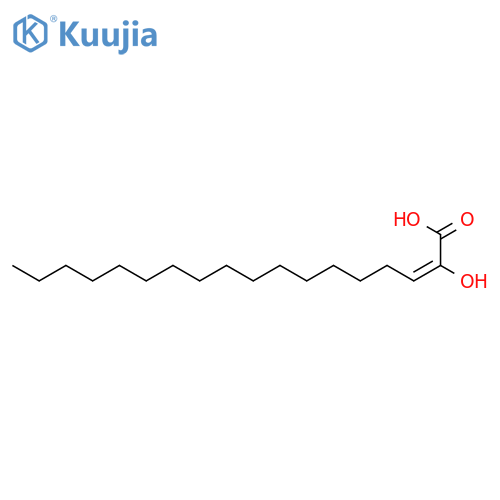 Octadecenoic acid, 2-hydroxy- structure