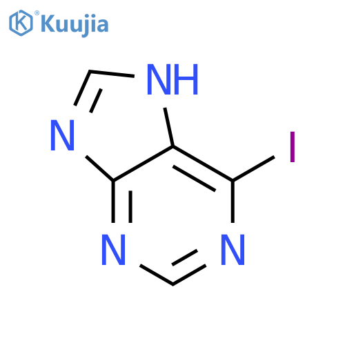 6-Iodo-7H-purine structure