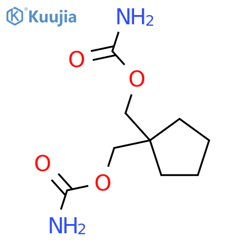 1,1-Cyclopentanedimethanol,dicarbamate (8CI) structure