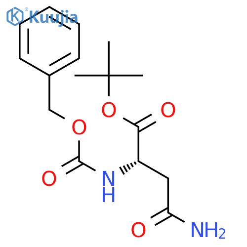 N-α-Z-L-Asparagine tert-Butyl Ester structure