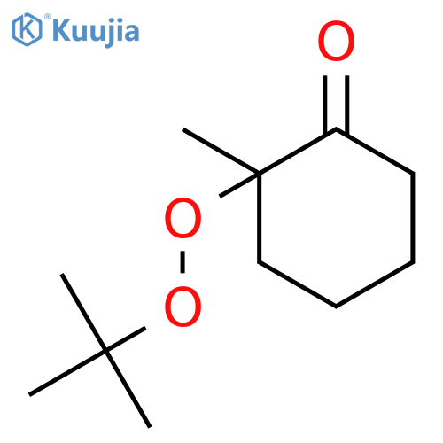 Cyclohexanone, 2-[(1,1-dimethylethyl)dioxy]-2-methyl- structure