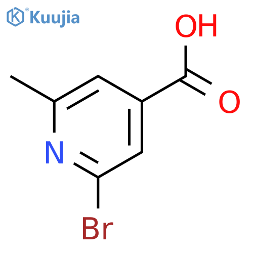 2-Bromo-6-methylisonicotinic Acid structure