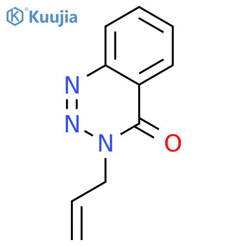 1,2,3-Benzotriazin-4(3H)-one,3-(2-propen-1-yl)- structure