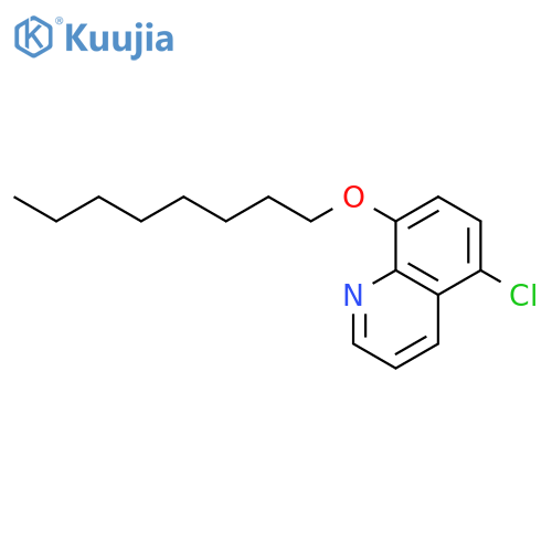 Quinoline, 5-chloro-8-(octyloxy)- structure