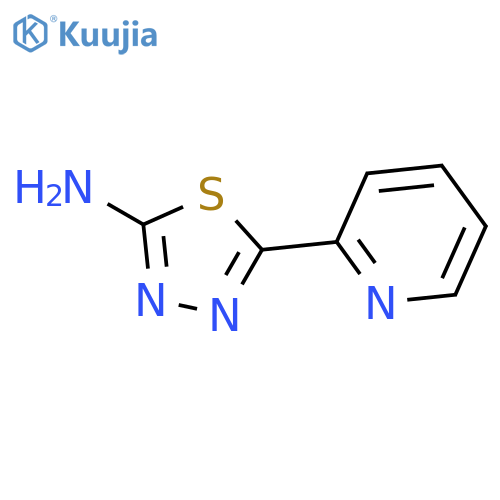 5-(pyridin-2-yl)-1,3,4-thiadiazol-2-amine structure