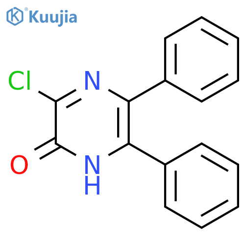 2(1H)-Pyrazinone,3-chloro-5,6-diphenyl- structure