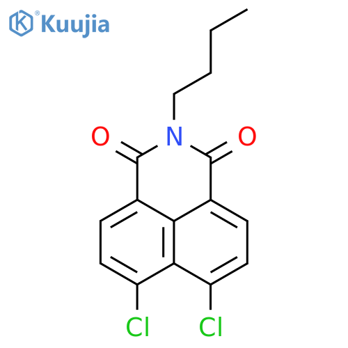 1H-Benz[de]isoquinoline-1,3(2H)-dione, 2-butyl-6,7-dichloro- structure