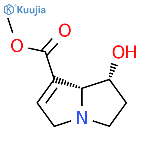 (1R,7aR)-2,3,5,7a-Tetrahydro-1-hydroxy-1H-pyrrolizine-7-carboxylic Acid Methyl Ester structure