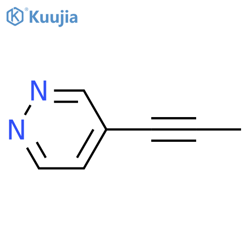 4-Prop-1-ynyl-pyridazine structure