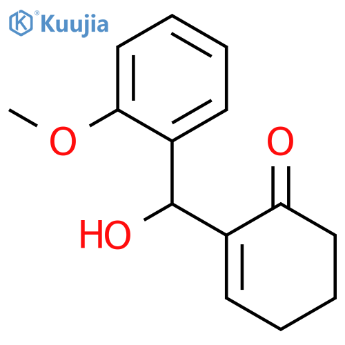 2-[Hydroxy(2-methoxyphenyl)methyl]cyclohex-2-en-1-one structure