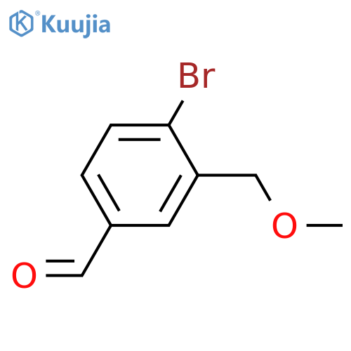 4-Bromo-3-(methoxymethyl)benzaldehyde structure