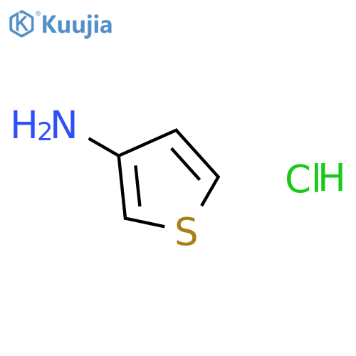 Thiophen-3-amine hydrochloride structure