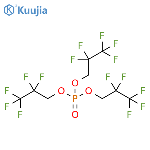 Tris(2,2,3,3,3-pentafluoropropyl)phosphate structure