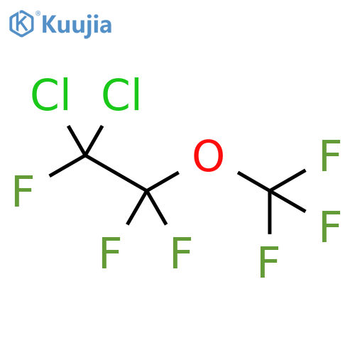 Ethane, 1,1-dichloro-1,2,2-trifluoro-2-(trifluoromethoxy)- structure