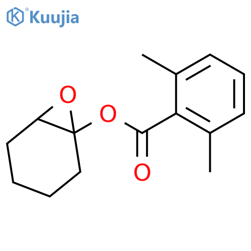 Benzoic acid, 2,6-dimethyl-, 7-oxabicyclo[4.1.0]hept-1-yl ester structure