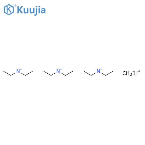 Titanium,tris(N-ethylethanaminato)methyl-, (T-4)- structure