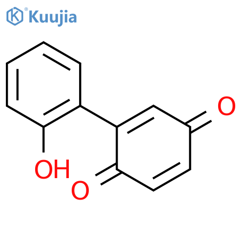 2,5-Cyclohexadiene-1,4-dione, 2-(2-hydroxyphenyl)- structure