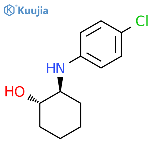 trans-2-(4-chlorophenyl)aminocyclohexan-1-ol structure