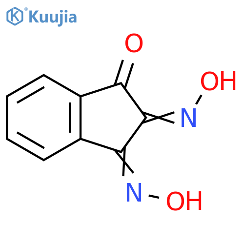1H-Indene-1,2,3-trione, 1,2-dioxime structure