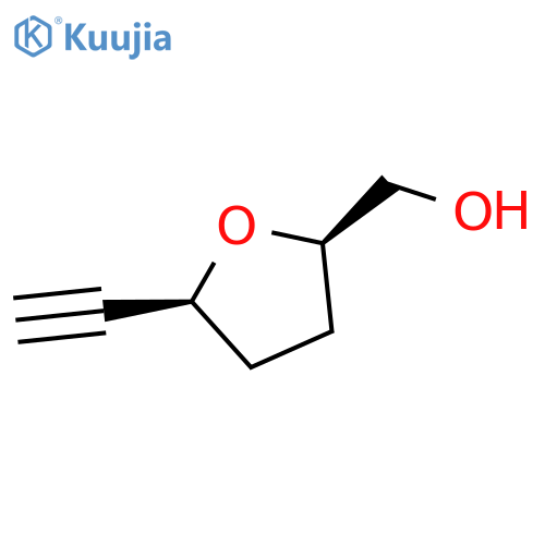 2-Furanmethanol,5-ethynyltetrahydro-, (2R,5S)- structure