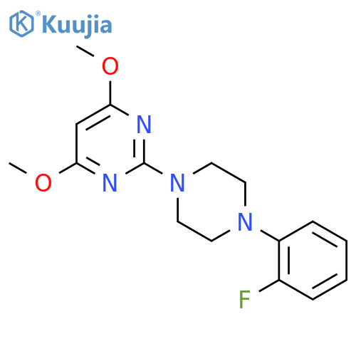 2-[4-(2-Fluorophenyl)piperazin-1-yl]-4,6-dimethoxypyrimidine structure