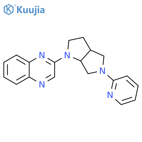 2-[5-(pyridin-2-yl)-octahydropyrrolo[3,4-b]pyrrol-1-yl]quinoxaline structure