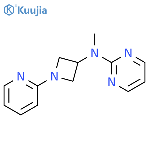 N-methyl-N-[1-(pyridin-2-yl)azetidin-3-yl]pyrimidin-2-amine structure