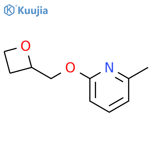 2-methyl-6-(oxetan-2-yl)methoxypyridine structure