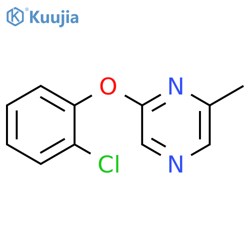2-(2-Chlorophenoxy)-6-methylpyrazine structure
