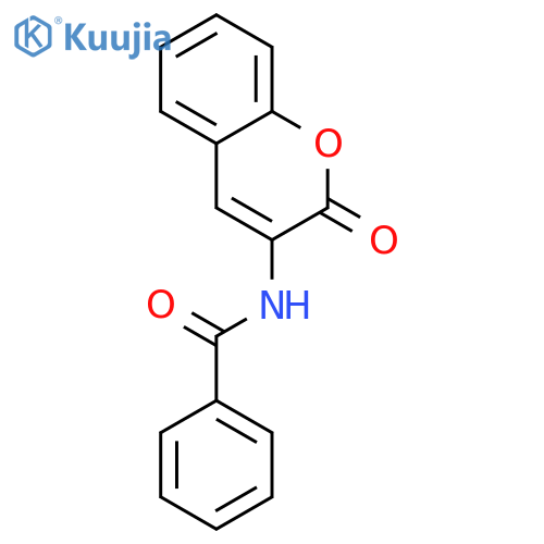 N-(2-oxochromen-3-yl)benzamide structure