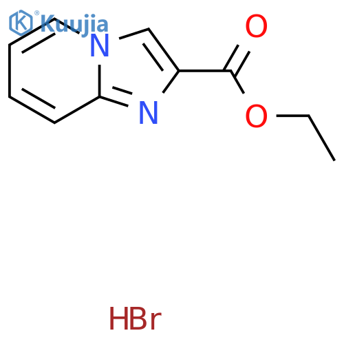 Ethyl imidazo[1,2-a]pyridine-2-carboxylate hydrobromide structure