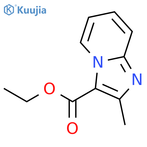 Ethyl 2-methylimidazo[1,2-a]pyridine-3-carboxylate structure