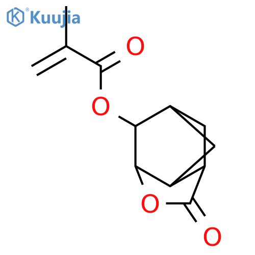 2-Propenoic acid, 2-methyl-,hexahydro-2-oxo-3,5-methano-2H-cyclopenta[b]furan-6-yl ester structure