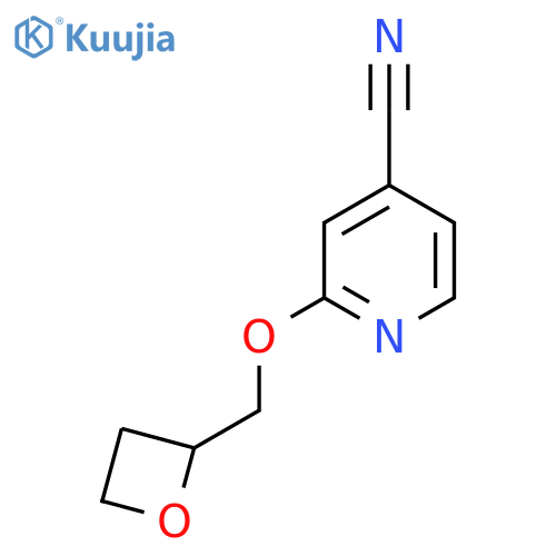 2-[(Oxetan-2-yl)methoxy]pyridine-4-carbonitrile structure
