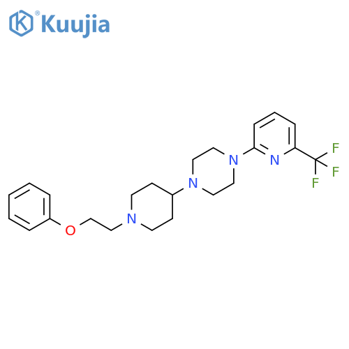 1-1-(2-phenoxyethyl)piperidin-4-yl-4-6-(trifluoromethyl)pyridin-2-ylpiperazine structure