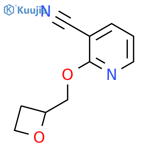 2-[(Oxetan-2-yl)methoxy]pyridine-3-carbonitrile structure