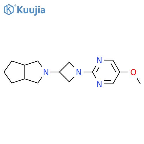 5-Methoxy-2-(3-{octahydrocyclopenta[c]pyrrol-2-yl}azetidin-1-yl)pyrimidine structure