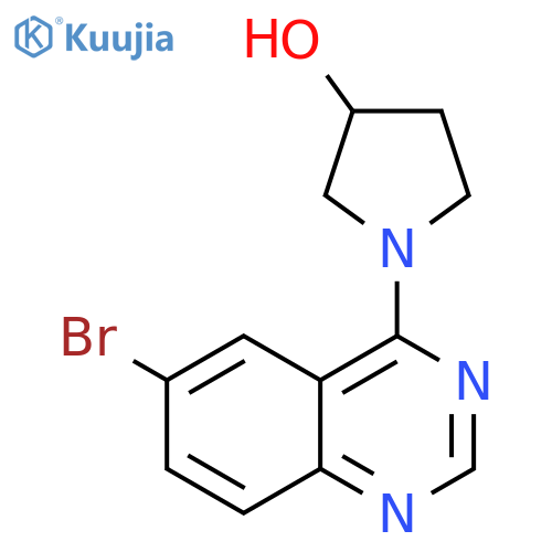 1-(6-bromoquinazolin-4-yl)pyrrolidin-3-ol structure
