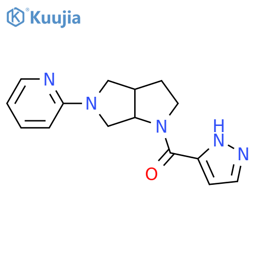 2-[1-(1H-pyrazole-3-carbonyl)-octahydropyrrolo[3,4-b]pyrrol-5-yl]pyridine structure