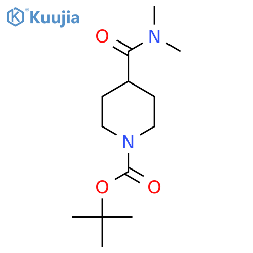 tert-Butyl 4-(dimethylcarbamoyl)piperidine-1-carboxylate structure
