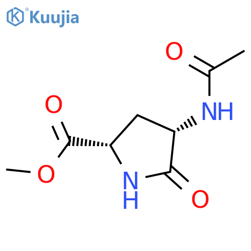 L-Proline,4-(acetylamino)-5-oxo-, methyl ester, (4S)- structure