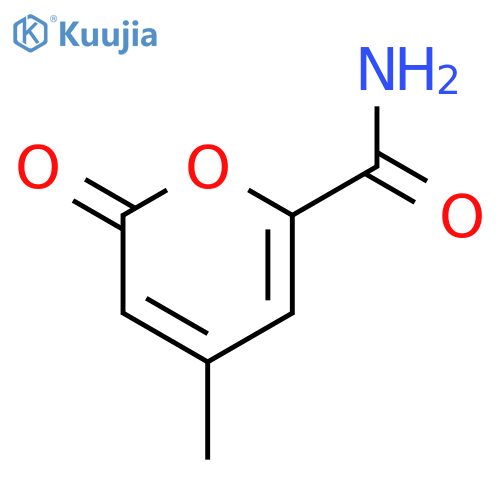 2H-Pyran-6-carboxamide,4-methyl-2-oxo- structure