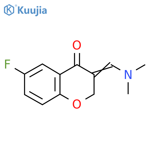 3-(Dimethylaminomethylidene)-6-fluorochromen-4-one structure