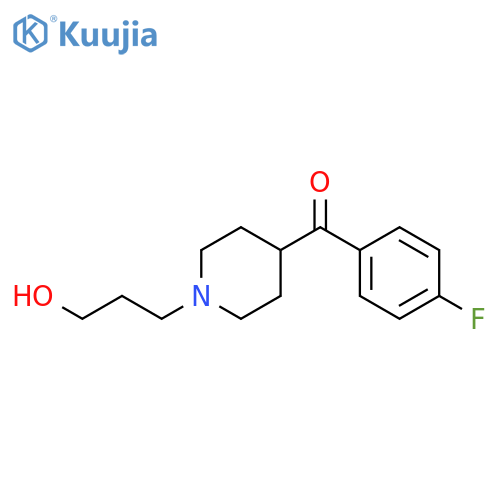 Methanone, (4-fluorophenyl)[1-(3-hydroxypropyl)-4-piperidinyl]- structure