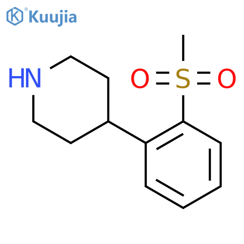 4-(2-methanesulfonylphenyl)piperidine structure