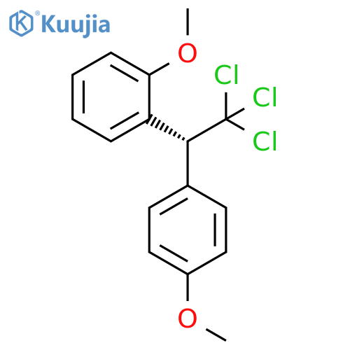 Benzene, 1-methoxy-2-[(1R)-2,2,2-trichloro-1-(4-methoxyphenyl)ethyl]- structure