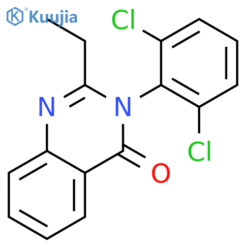 4(3H)-Quinazolinone,3-(2,6-dichlorophenyl)-2-ethyl- structure