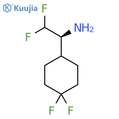 (1S)-1-(4,4-difluorocyclohexyl)-2,2-difluoroethan-1-amine structure